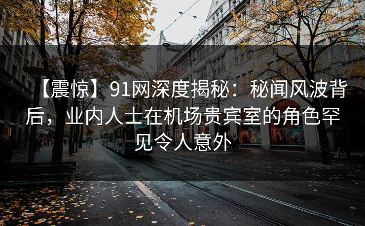 【震惊】91网深度揭秘：秘闻风波背后，业内人士在机场贵宾室的角色罕见令人意外