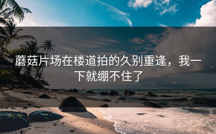 蘑菇片场在楼道拍的久别重逢,我一下就绷不住了
